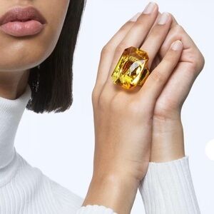 New Swarovski Lucent Cocktail Ring.$400